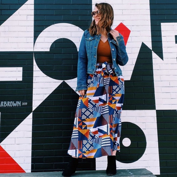 Anthropologie Sofia Abstract Midi Skirt - Picture 5 of 5